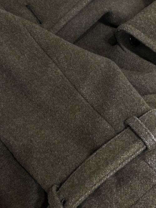 COMME des GARCONS HOMME PLUS（コムデギャルソンオムプリュス）COMME des GARCONS HOMME PLUS (コムデギャルソンオムプリュス) ウールナイロンミリタリーコート カーキ サイズ:Sの古着・服飾アイテム