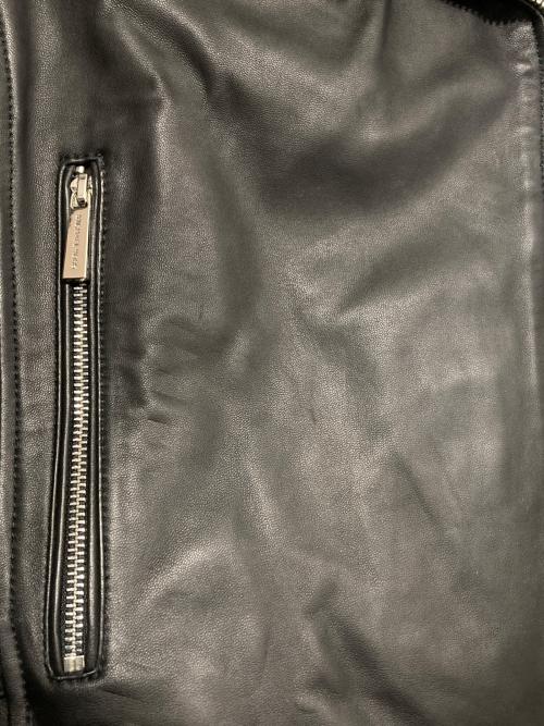 MICHAEL KORS（マイケル・コース）MICHAEL KORS (マイケル・コース) ダブルライダースジャケット ブラック サイズ:Lの古着・服飾アイテム