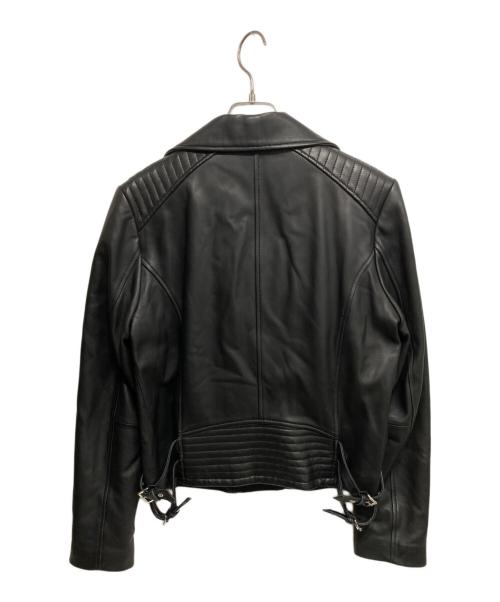 MICHAEL KORS（マイケル・コース）MICHAEL KORS (マイケル・コース) ダブルライダースジャケット ブラック サイズ:Lの古着・服飾アイテム