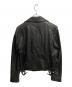 MICHAEL KORS (マイケル・コース) ダブルライダースジャケット ブラック サイズ:L：12000円