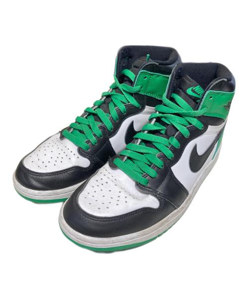 NIKE（ナイキ）NIKE (ナイキ) Air Jordan 1 Retro High OG ブラック×グリーン サイズ:26の古着・服飾アイテム