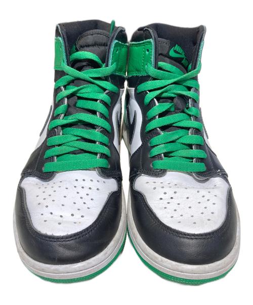NIKE（ナイキ）NIKE (ナイキ) Air Jordan 1 Retro High OG ブラック×グリーン サイズ:26の古着・服飾アイテム
