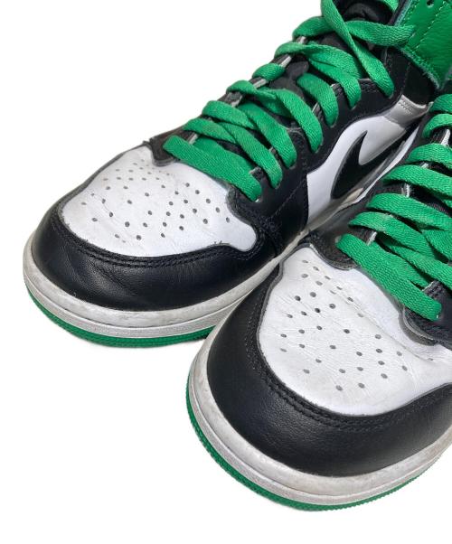 NIKE（ナイキ）NIKE (ナイキ) Air Jordan 1 Retro High OG ブラック×グリーン サイズ:26の古着・服飾アイテム