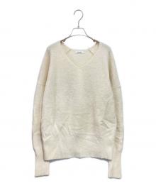 Whim Gazette（ウィムガゼット）の古着「フォックスウールVネックプルオーバー」｜アイボリー