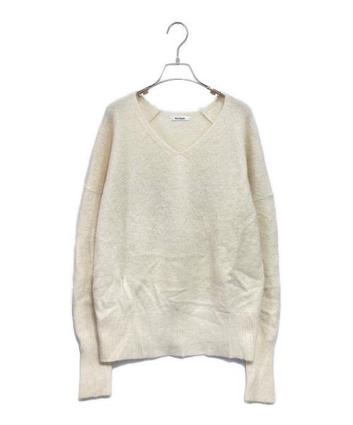 Whim Gazette（ウィムガゼット）Whim Gazette (ウィムガゼット) フォックスウールVネックプルオーバー アイボリー サイズ:Fの古着・服飾アイテム
