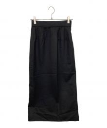 cygne（シーニュ）の古着「ウールスリットタイトスカート」｜ブラック