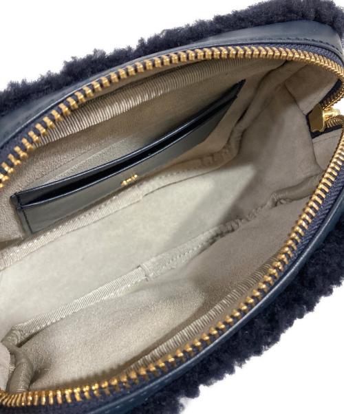 ANYA HINDMARCH（アニヤ・ハインドマーチ）ANYA HINDMARCH (アニヤ・ハインドマーチ) CROSS BODY EYES アイボリー×ネイビーの古着・服飾アイテム