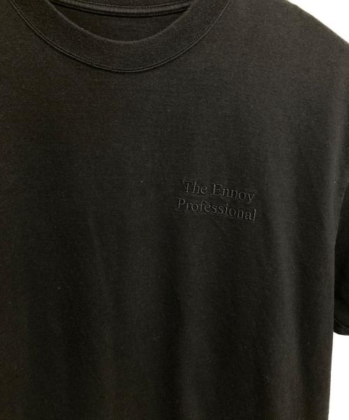 The Ennoy Professional（ザ エンノイ プロフェッショナル）THE ENNOY PROFESSIONAL (ザ エンノイ プロフェッショナル) Short Sleeve Hem Rib Tee ブラック サイズ:Mの古着・服飾アイテム