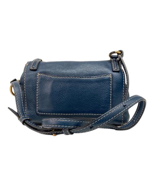MARC JACOBS（マークジェイコブス）MARC JACOBS (マークジェイコブズ) レザーショルダーバッグ ネイビーの古着・服飾アイテム