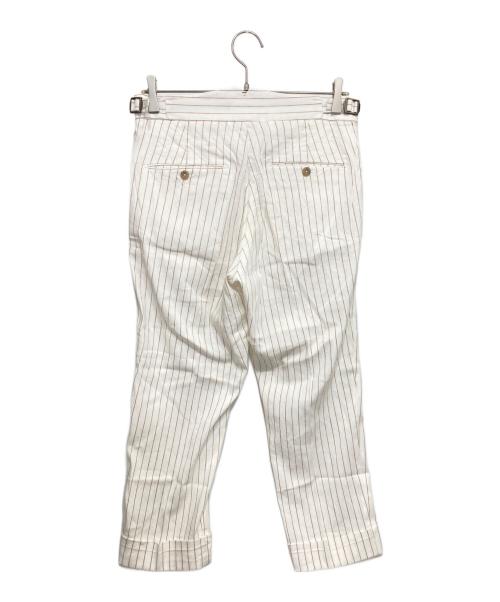 BERWICH（ベルウィッチ）BERWICH (ベルウィッチ) MORELLO-1Pリネンスラックス ベージュ×ホワイト サイズ:44の古着・服飾アイテム