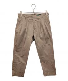 BERWICH（ベルウィッチ）の古着「CCOTCH－コットンポリスラックス」｜ブラウン