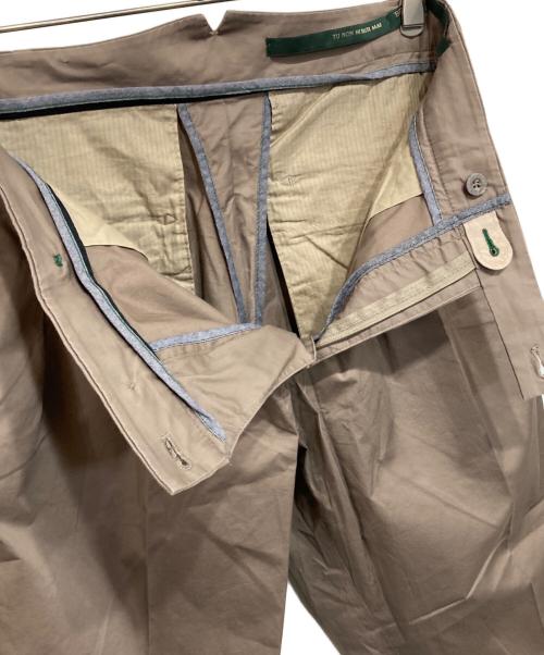 BERWICH（ベルウィッチ）BERWICH (ベルウィッチ) CCOTCH－コットンポリスラックス ブラウン サイズ:44の古着・服飾アイテム