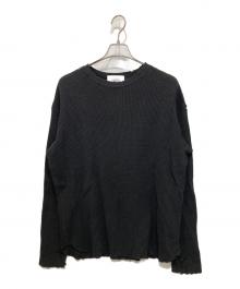 UNUSED（アンユーズド）の古着「DAMAGE BIO WASH」｜ブラック