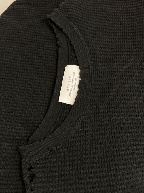 UNUSED（アンユーズド）UNUSED (アンユーズド) DAMAGE BIO WASH ブラック サイズ:3の古着・服飾アイテム