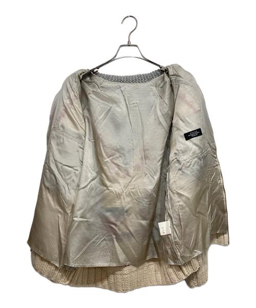 UNUSED（アンユーズド）UNUSED (アンユーズド) cowichan sweater レッド×アイボリー サイズ:2の古着・服飾アイテム