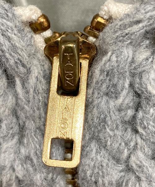 UNUSED（アンユーズド）UNUSED (アンユーズド) cowichan sweater レッド×アイボリー サイズ:2の古着・服飾アイテム