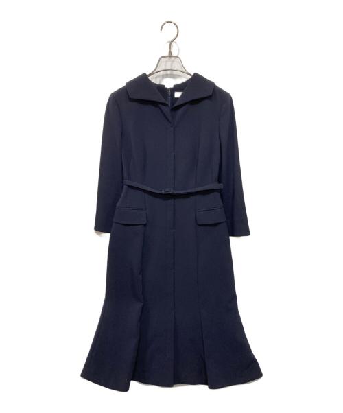 CELFORD（セルフォード）CELFORD (セルフォード) ベルト付きジャケットワンピース ネイビー サイズ:36の古着・服飾アイテム