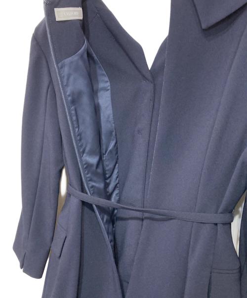 CELFORD（セルフォード）CELFORD (セルフォード) ベルト付きジャケットワンピース ネイビー サイズ:36の古着・服飾アイテム
