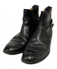 REGAL（リーガル）の古着「クロスストラップブーツ」｜ブラック