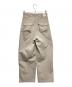 willfully (ウィルフリー) chino cross belt tuck curve PT ベージュ サイズ:M：5000円
