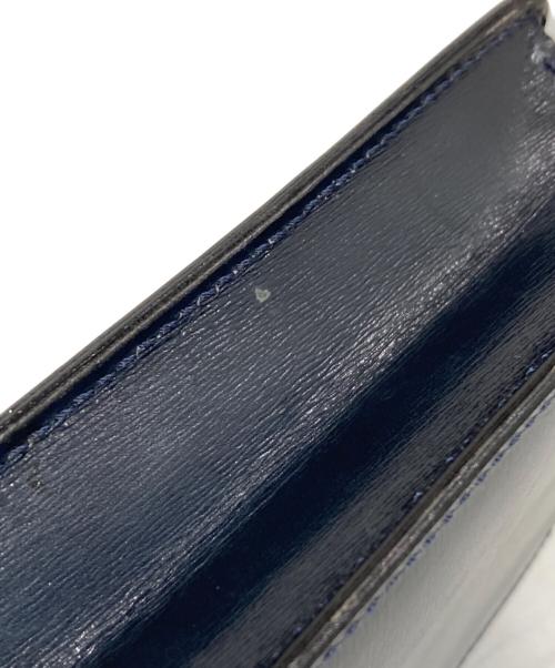 CELINE（セリーヌ）CELINE (セリーヌ) オールドスターボールショルダーバッグ ゴールド×ネイビーの古着・服飾アイテム