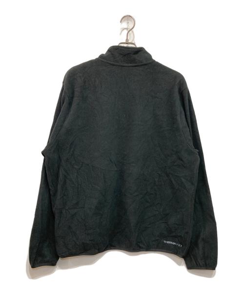 NIKE（ナイキ）NIKE (ナイキ) Suede Half Zipper Stand Collar Jacket ブラック サイズ:Lの古着・服飾アイテム