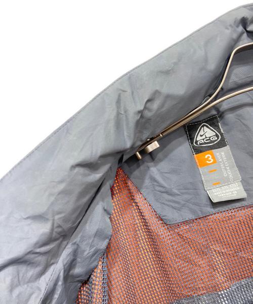 NIKE ACG（ナイキエーシージー）NIKE ACG (ナイキエーシージー) ナイロンウィンドブレーカー グレー×オレンジ サイズ:XXLの古着・服飾アイテム