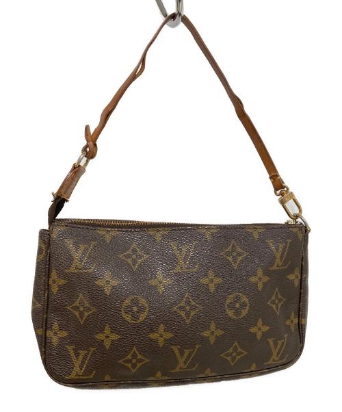 LOUIS VUITTON（ルイ ヴィトン）LOUIS VUITTON (ルイ ヴィトン) ポシェット・アクセソワール-ハンドバッグ ベージュの古着・服飾アイテム