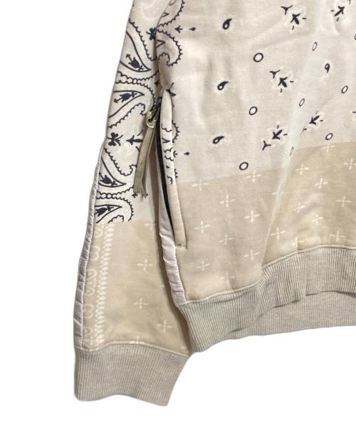 KAPITAL（キャピタル）KAPITAL (キャピタル) Bandana Bivouac Big Crewneck アイボリー サイズ:1(S)の古着・服飾アイテム