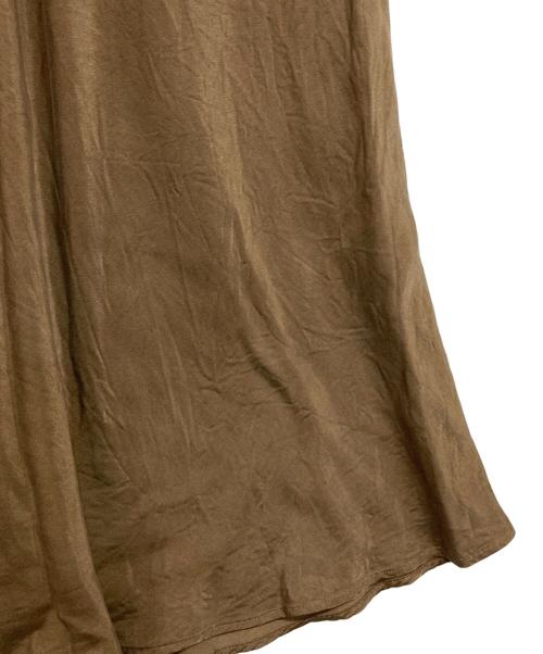 EVERYDAY I LIKE.（エヴリデイ アイ ライク）EVERYDAY I LIKE. (エヴリデイ アイ ライク) Cu/R Maxi スカート キャメル サイズ:-の古着・服飾アイテム