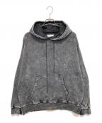 MAISON SPECIALメゾンスペシャル）の古着「Chemical Over-Dye Heavy-Weight Sweat Prime-Over Pullover Hoodie」｜グレー