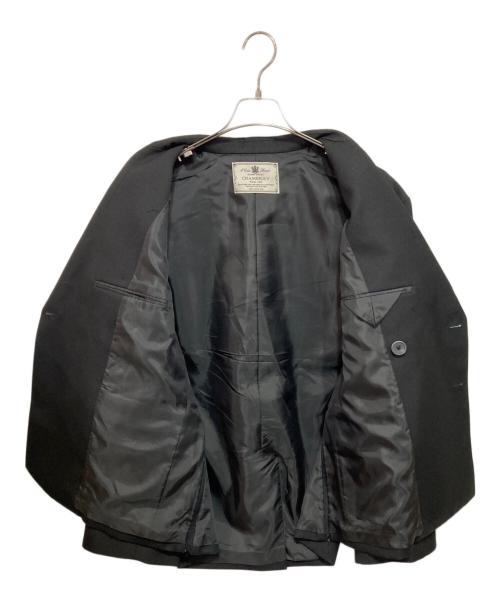 MAISON SPECIAL（メゾンスペシャル）MAISON SPECIAL (メゾンスペシャル) 4 Colors Chambray Washable Wool Prime-Over Peaked Lapel Double Breasted Jacket ブラック サイズ:1の古着・服飾アイテム