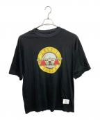 MAISON SPECIALメゾンスペシャル）の古着「MA Label GUNS N ROSESTシャツ」｜ブラック