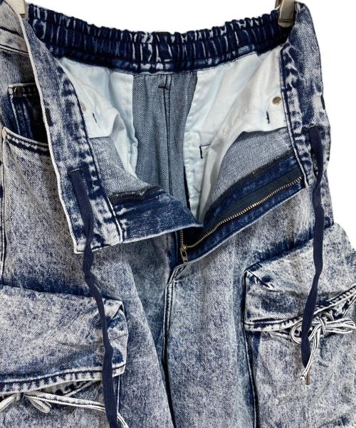MAISON SPECIAL（メゾンスペシャル）MAISON SPECIAL (メゾンスペシャル) Big Pocket 2WAY Buggy Denim Cargo Pants インディゴの古着・服飾アイテム