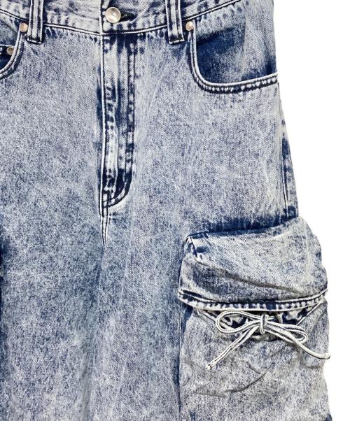 MAISON SPECIAL（メゾンスペシャル）MAISON SPECIAL (メゾンスペシャル) Big Pocket 2WAY Buggy Denim Cargo Pants インディゴの古着・服飾アイテム