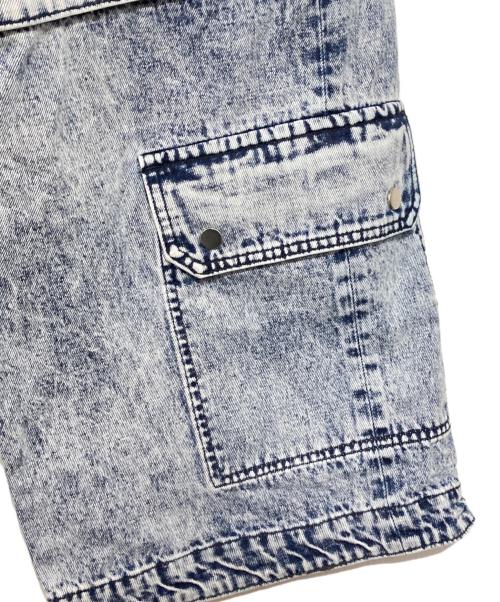 MAISON SPECIAL（メゾンスペシャル）MAISON SPECIAL (メゾンスペシャル) Big Pocket 2WAY Buggy Denim Cargo Pants インディゴの古着・服飾アイテム