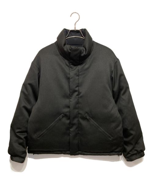WYM LIDNM（ウィム バイ リドム）WYM LIDNM (ウィム バイ リドム) REVERSIBLE WOOLY DOWN JACKET ブラック サイズ:Lの古着・服飾アイテム