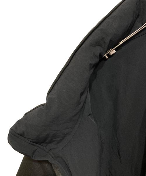 WYM LIDNM（ウィム バイ リドム）WYM LIDNM (ウィム バイ リドム) REVERSIBLE WOOLY DOWN JACKET ブラック サイズ:Lの古着・服飾アイテム