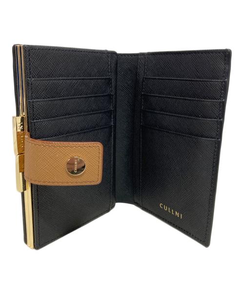CULLNI（クルニ）CULLNI (クルニ) Leather Wallet With A Clasp ブラックの古着・服飾アイテム