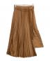 HYKE (ハイク) プリーツロングスカート ブラウン サイズ:1：9000円