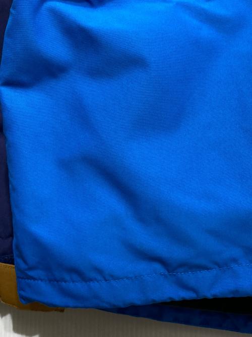 Bonfire Snowboarding（ボンファイア）Bonfire Snowboarding (ボンファイア) VECTOR SHELL ジャケット ベージュ×ブルー サイズ:Mの古着・服飾アイテム