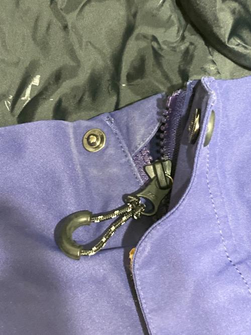 Bonfire Snowboarding（ボンファイア）Bonfire Snowboarding (ボンファイア) VECTOR SHELL ジャケット ベージュ×ブルー サイズ:Mの古着・服飾アイテム