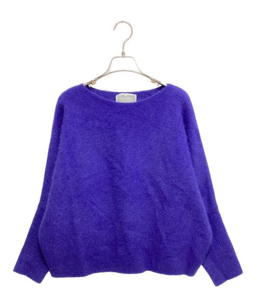 BEARDSLEY（ビアズリー）BEARDSLEY (ビアズリー) ウールドルマンニット パープル サイズ:Fの古着・服飾アイテム