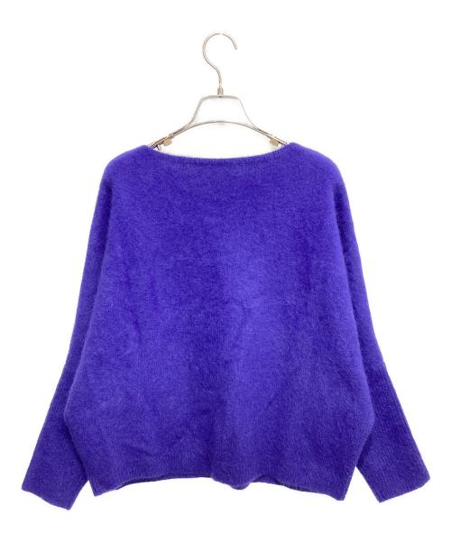 BEARDSLEY（ビアズリー）BEARDSLEY (ビアズリー) ウールドルマンニット パープル サイズ:Fの古着・服飾アイテム