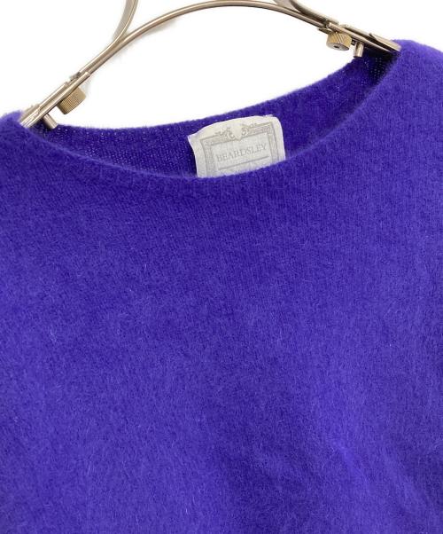 BEARDSLEY（ビアズリー）BEARDSLEY (ビアズリー) ウールドルマンニット パープル サイズ:Fの古着・服飾アイテム