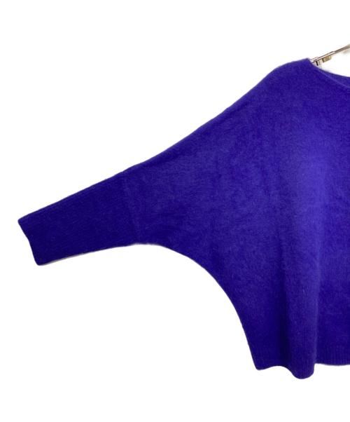 BEARDSLEY（ビアズリー）BEARDSLEY (ビアズリー) ウールドルマンニット パープル サイズ:Fの古着・服飾アイテム