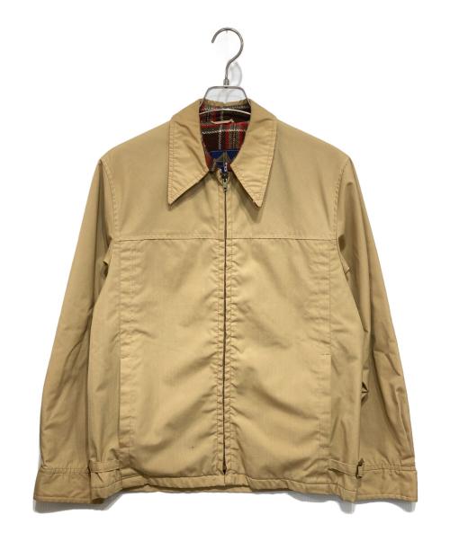 DERBY OF SAN FRANCISCO（ダービーオブサンフランシスコ）DERBY OF SAN FRANCISCO (ダービーオブサンフランシスコ) スイングトップ ベージュ サイズ:38の古着・服飾アイテム