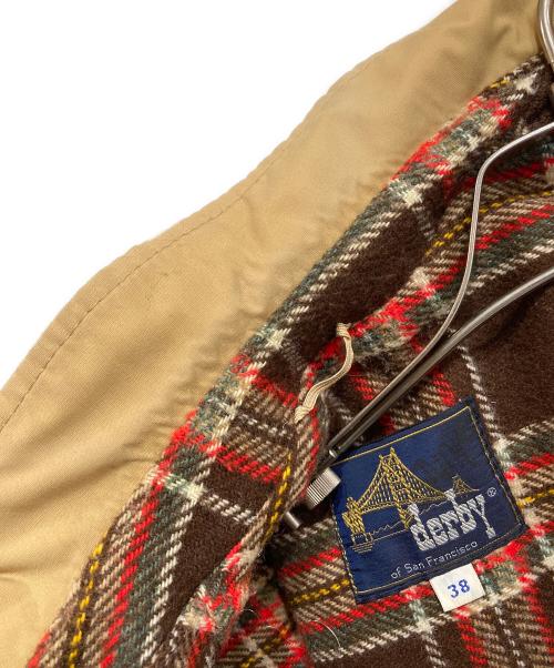 DERBY OF SAN FRANCISCO（ダービーオブサンフランシスコ）DERBY OF SAN FRANCISCO (ダービーオブサンフランシスコ) スイングトップ ベージュ サイズ:38の古着・服飾アイテム