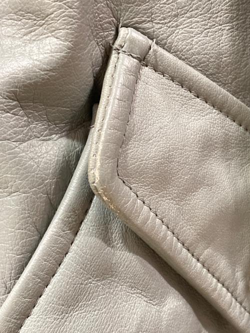 HONDA（ホンダ）HONDA (ホンダ) ライダースジャケット グレー サイズ:Lの古着・服飾アイテム