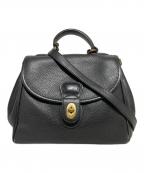COACHコーチ）の古着「2WAYショルダーバッグ」｜ブラック
